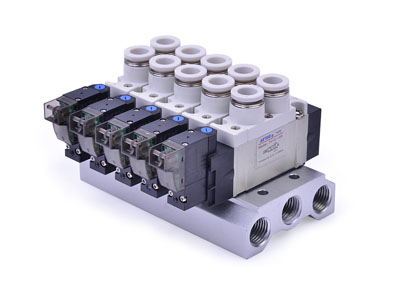 Linha 7V - Válvula Solenoide 5/2 e 5/3 Vias