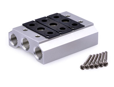 Linha 7V - Manifold para Válvulas Solenoides