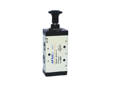 Linha 4L - Válvula Manual Push-Pull 5/2 Vias